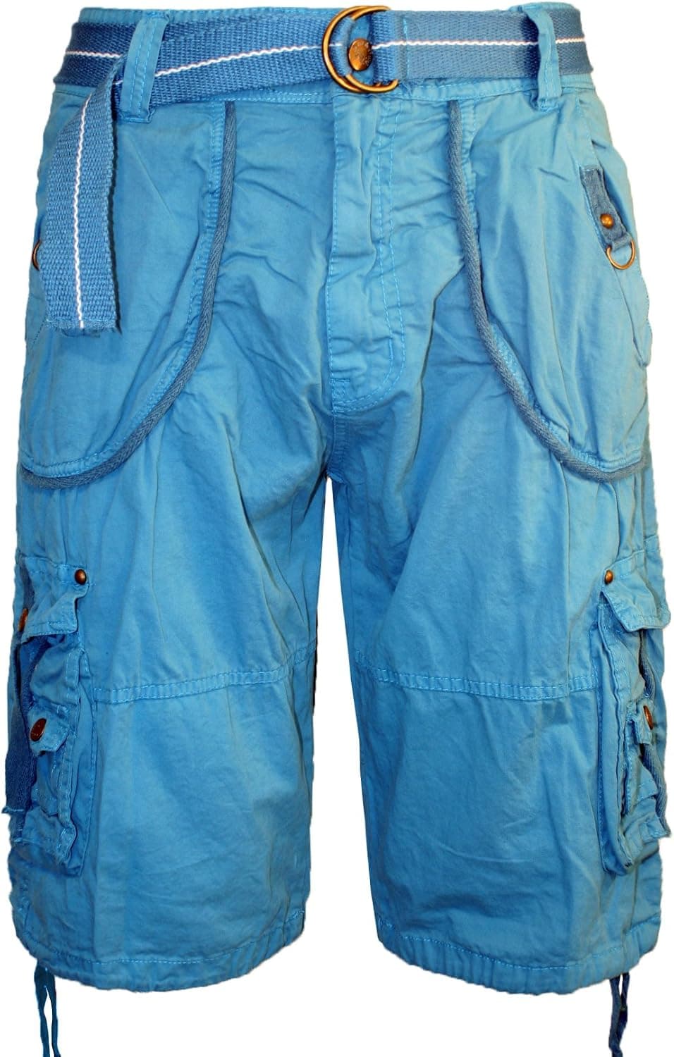 Guytalk Men's Belted Cargo Shorts