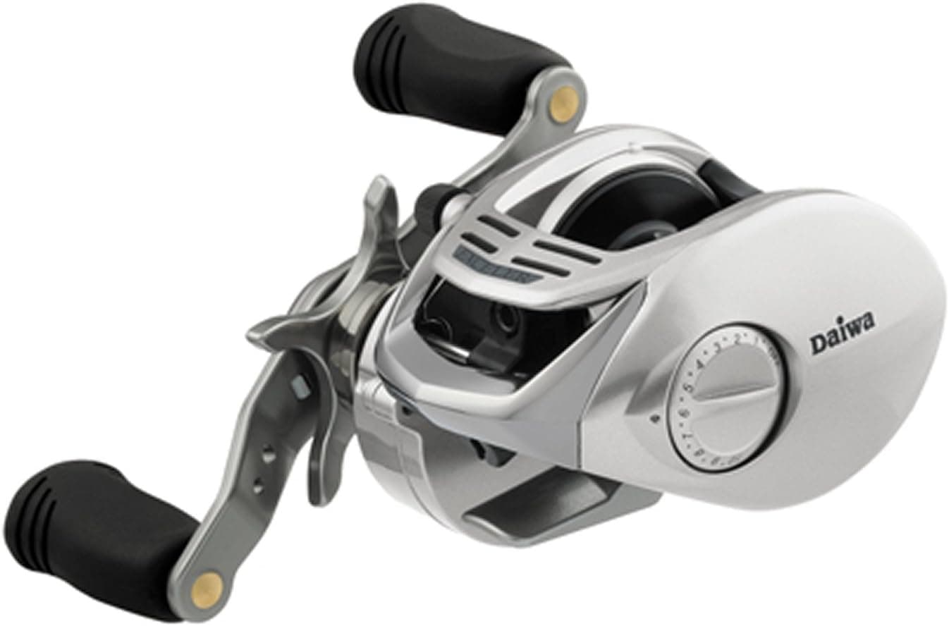 Daiwa Exceler Right Hand 8+1 Ball Bearing, 4.9:1, 12 Pound/150 Yards Baitcast Reel