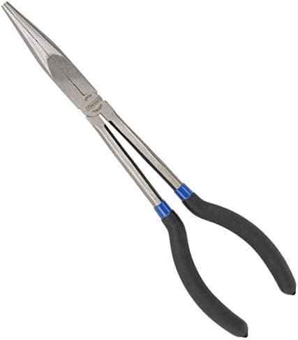 Edward Tools Long Needle Nose Pliers 11” - Extra Long Reach Extended Pliers - Tapered Jaw for Working in Tight Spaces - Heavy Duty Rust Resistant Steel