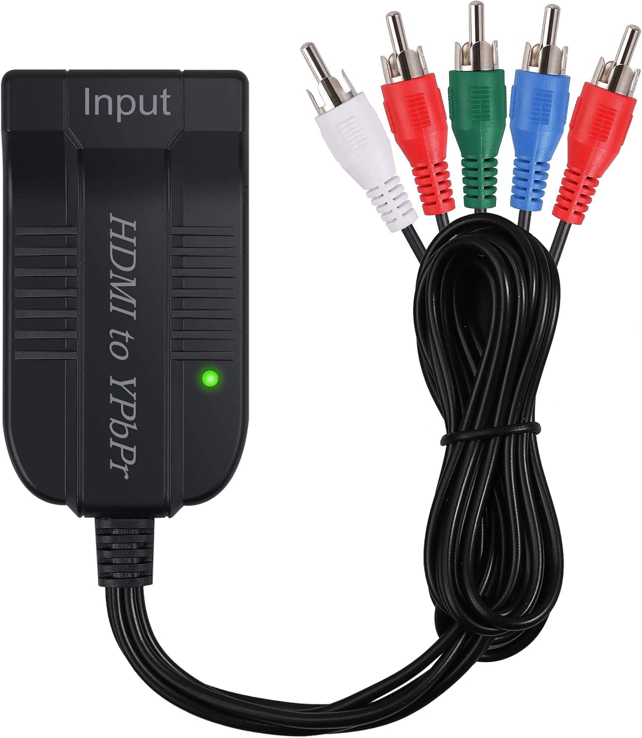LiNKFOR HDMI to Component Converter Scaler with 60cm 1080P YPbPr Cable HDMI to YPbPr Converter Convert hdmi to Component HDMI to Video Converter HDMI to 5RCA RGB Converter