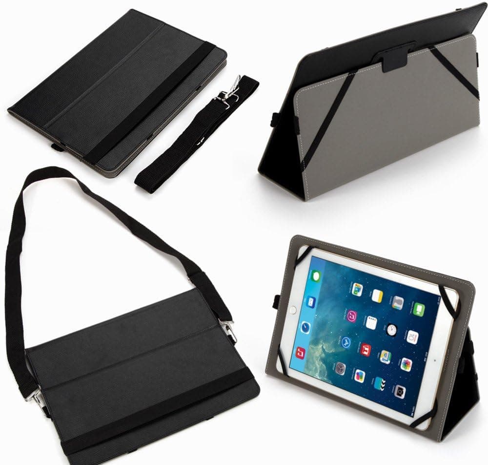 Universal 10.1 Inch Tablet Pc Case (10bl) Fits Simbans (Tm) S10w 10" (Black)