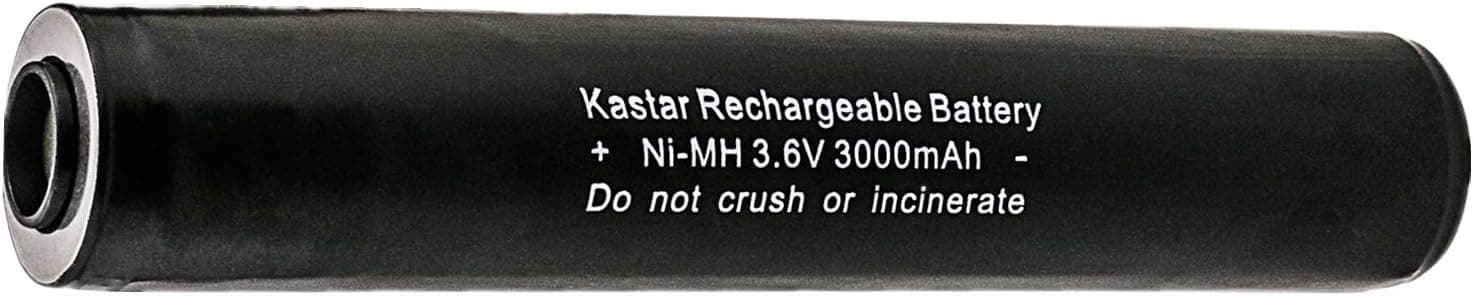 Kastar Battery Replacement For Streamlight and Pelican Flashlight 75175 Flashlight Battery FLB-NMH-1 (3.6V Sub C Stick, Ni-MH 3000 mAh)