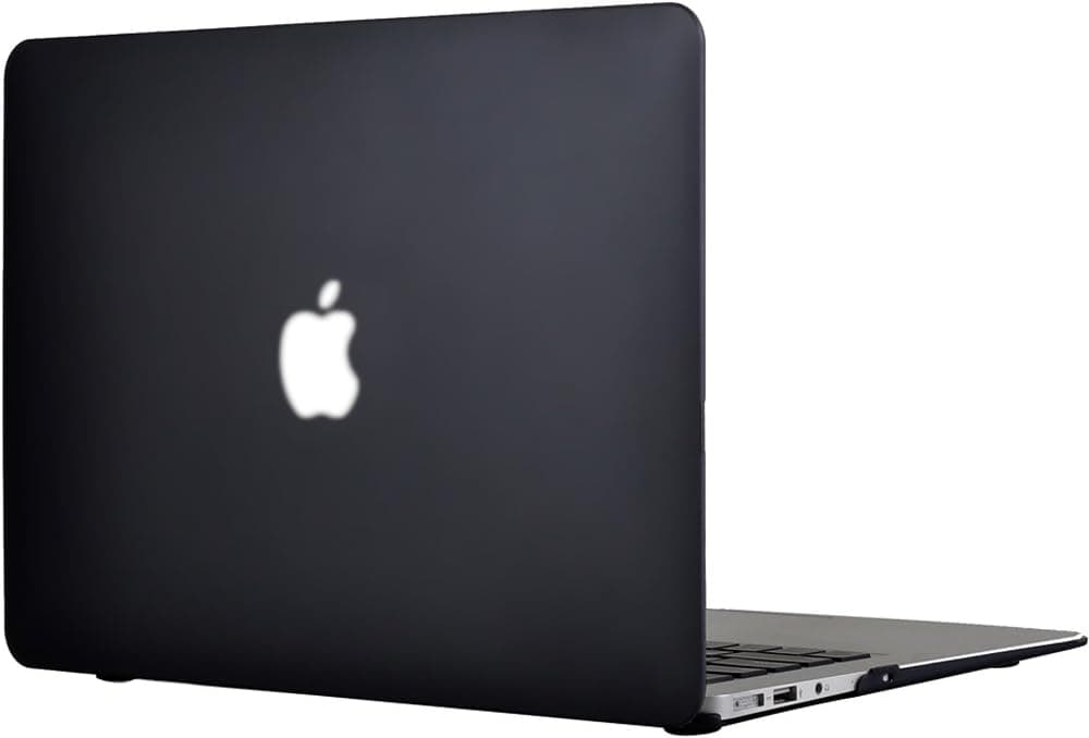 Easygoby Rubberized Matte Silky-Smooth Soft-Touch Hard Case for 13-inch MacBook Air 13.3" (Model No.:A1369 / A1466) Shell Cover - Black