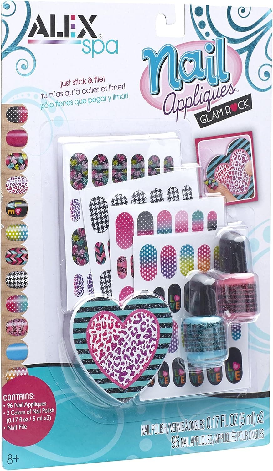 ALEX Spa Nail Appliques Glam Rock