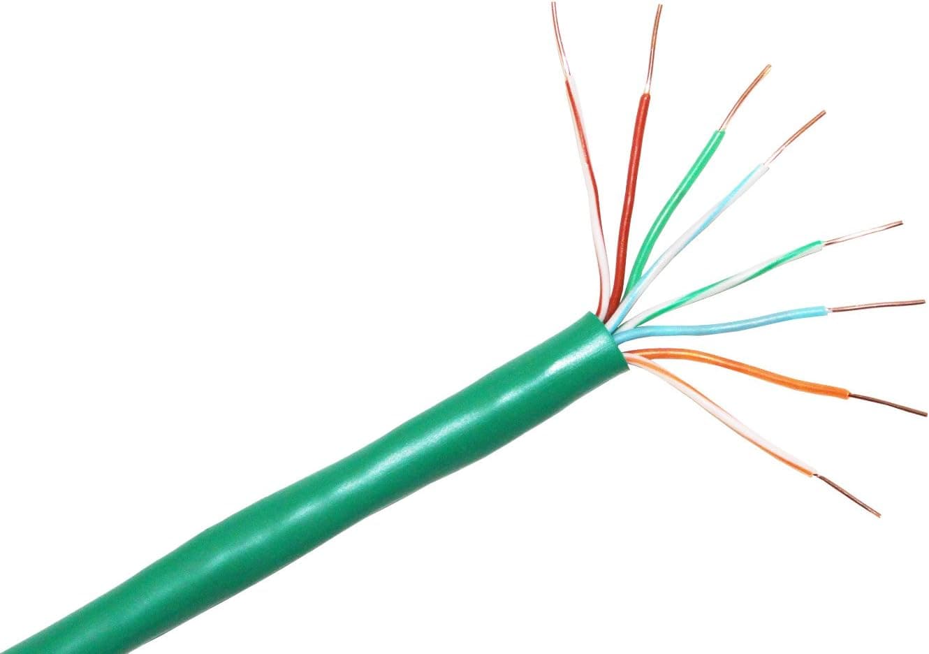 CP Technologies CAT. 6 550MHZ Stranded Bulk Cable (C6-207-4P-GR),Green