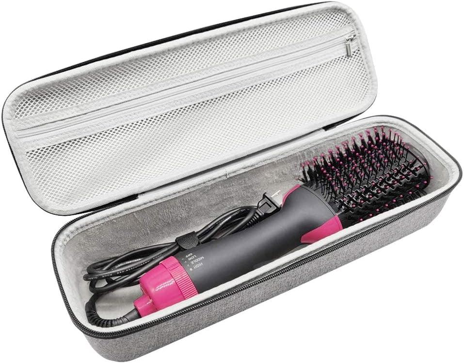 Case for Revlon Hair Dryer & Volumizer Hot Air Brush Hard Travel Case Gray (Only Case)