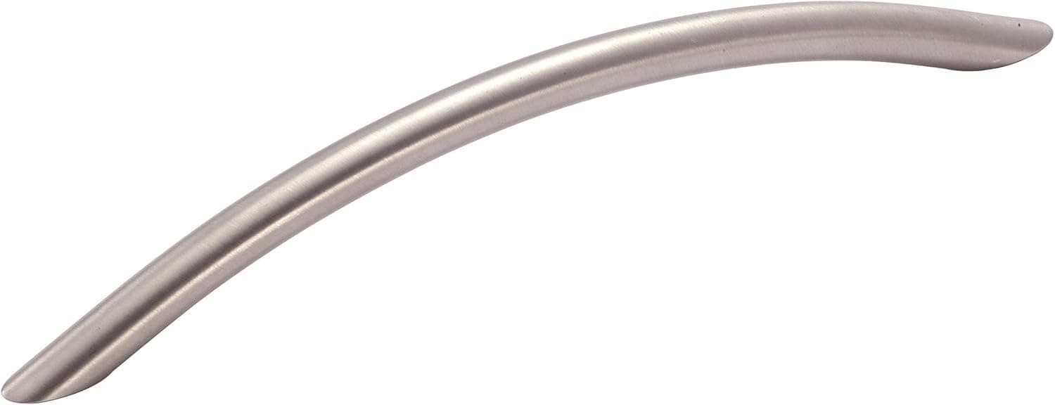 Amerock | Cabinet Pull | Stainless Steel | 6-5/16 inch (160 mm) Center to Center | Stainless Steel | 1 Pack | Drawer Pull | Drawer Handle | Cabinet Hardware