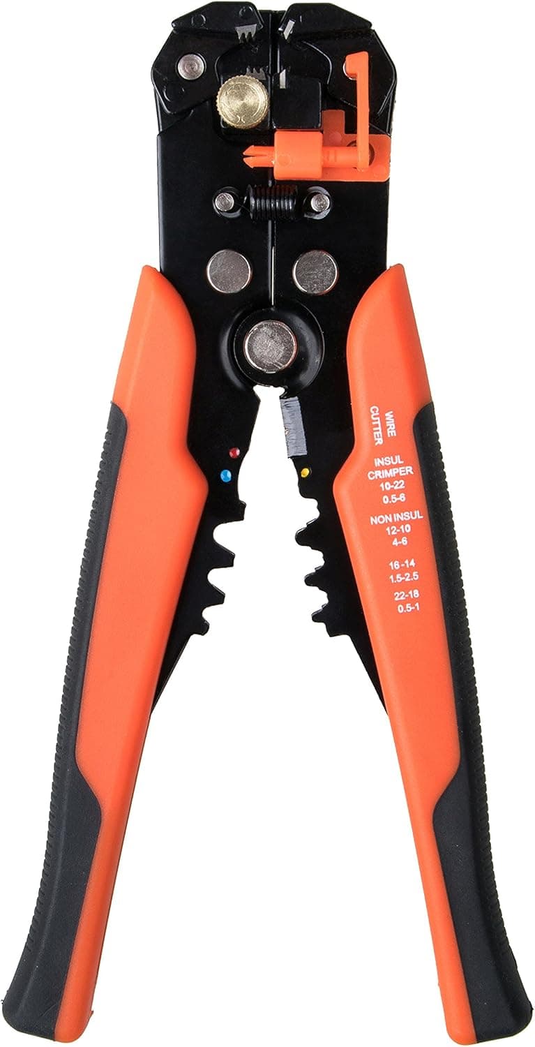 JDYYICZ- Wire Stripping Tool with Self-adjusting Jaws - Automatic Wire Stripper Cutter Crimper - Professional Precision Multi-Function Hand Tool