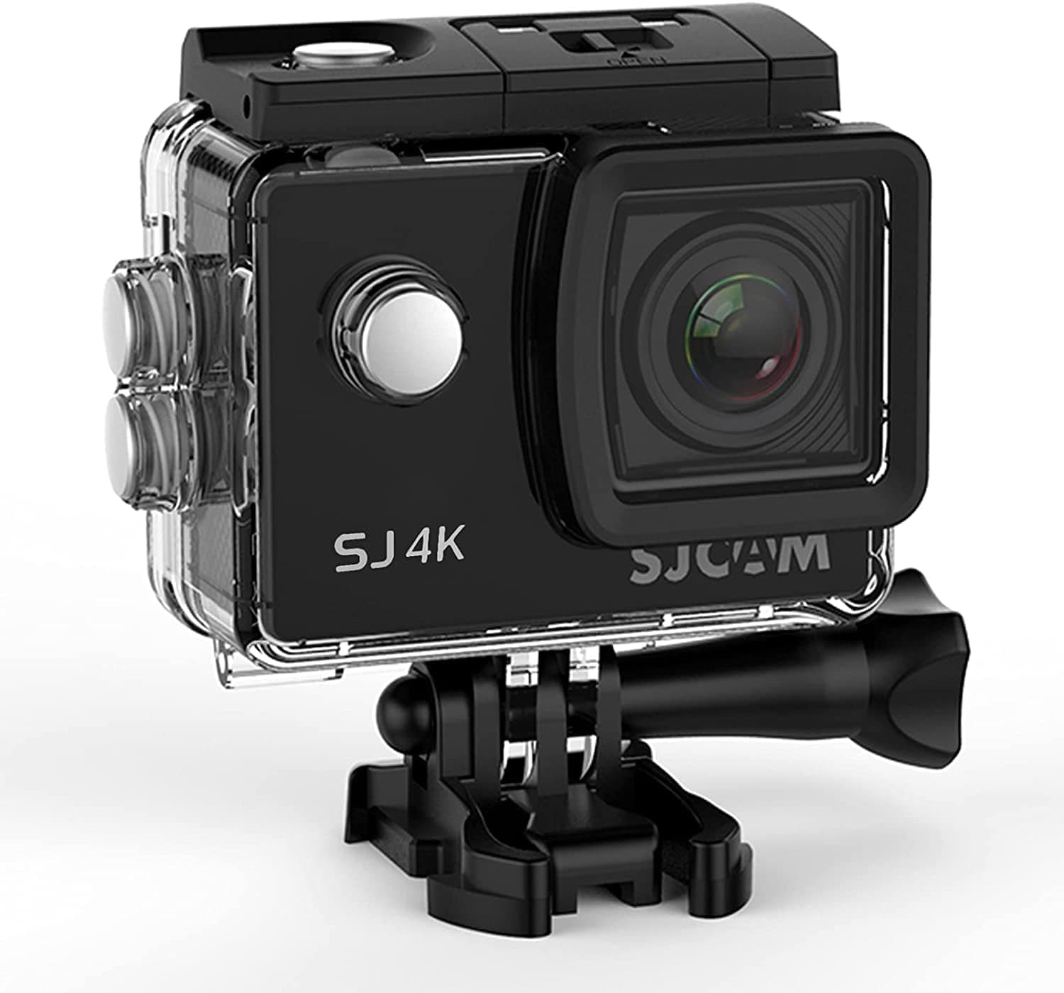 SJCAM SJ4K Action Camera Full HD 4K Helmet Waterproof Underwater Camera for Snorkeling 12MP Sports Camera Camcorder 2.0 LCD Screen Display -Black