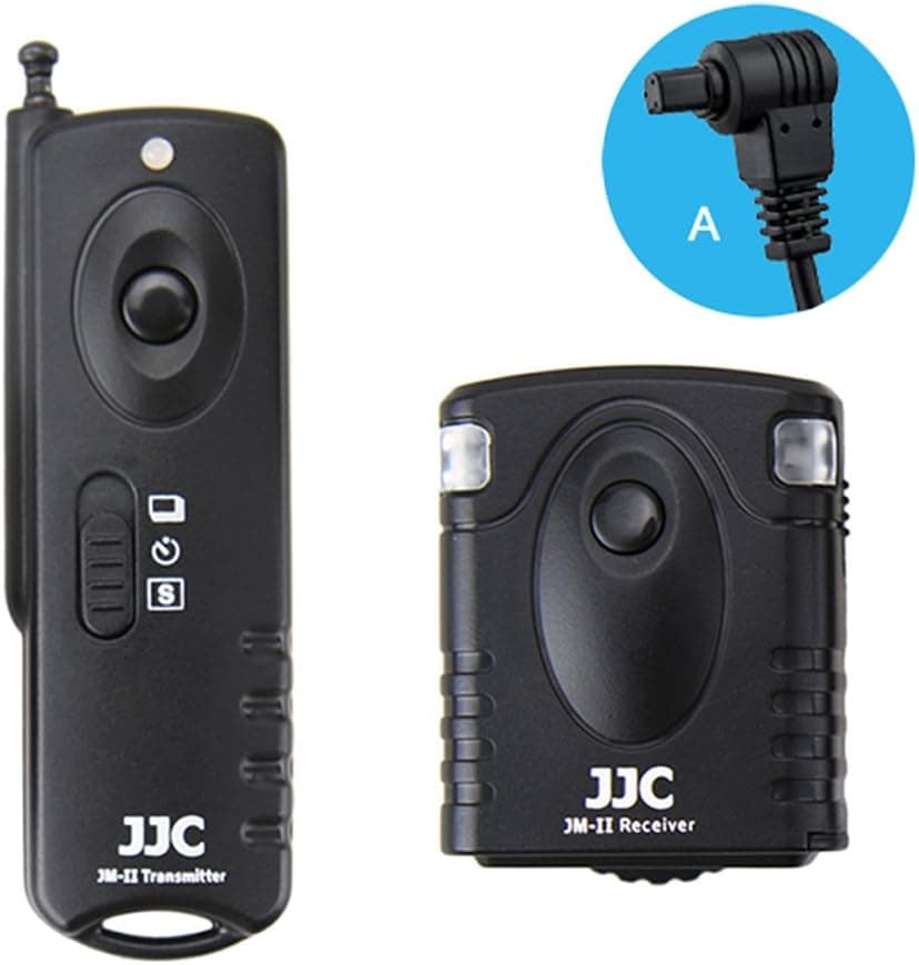 JJC II JM-A(II) Wireless Shutter Release For Canon EOS 760D T6s 750D T6i 5DS R 5DS 1DC 6D 1DX 1D 7D 50D 5D Mark II III IV 1D Mark II N III 30D 20D 20Da 10D 1Ds Replaces Canon RS-80N3