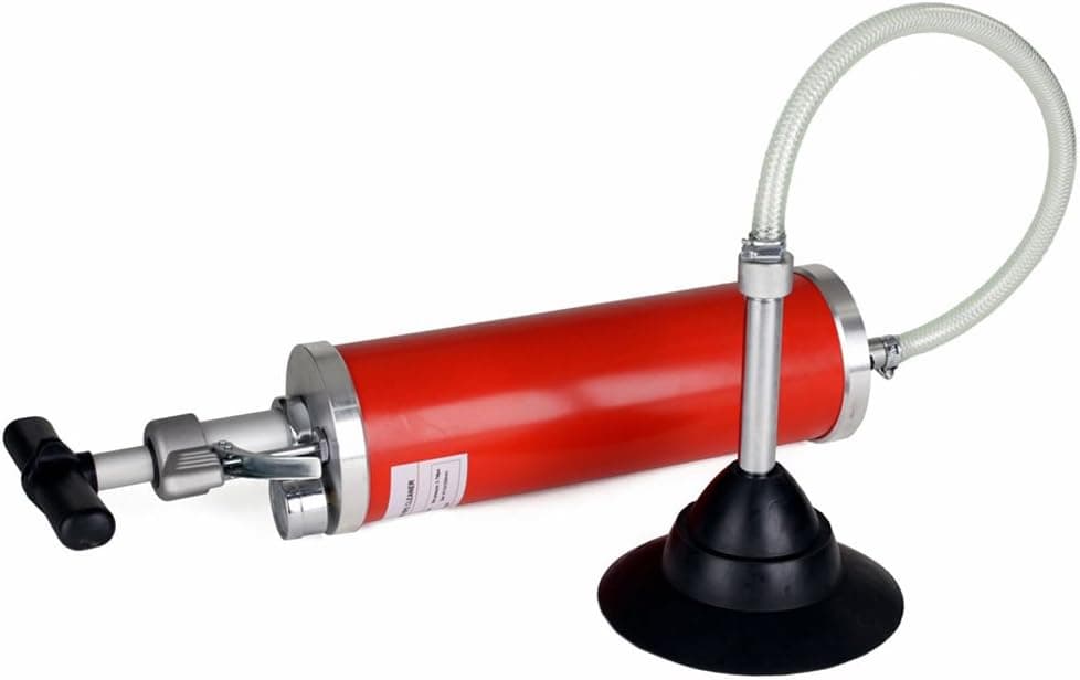 Steel Dragon Tools® 95 High-Pressure Compressed Air Plunger Heavy-Duty Toilet Plunger for Drain Lines
