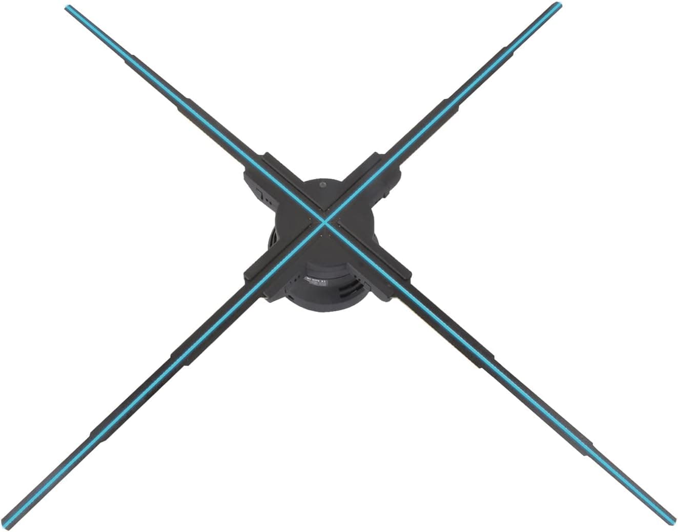 GIWOX 3D Hologram Fan, Large Holographic Fan Display w/928 Pcs Beads, 1280P High Brightness Hologram Fan Projector for Trade Show Exhibition 31.5''