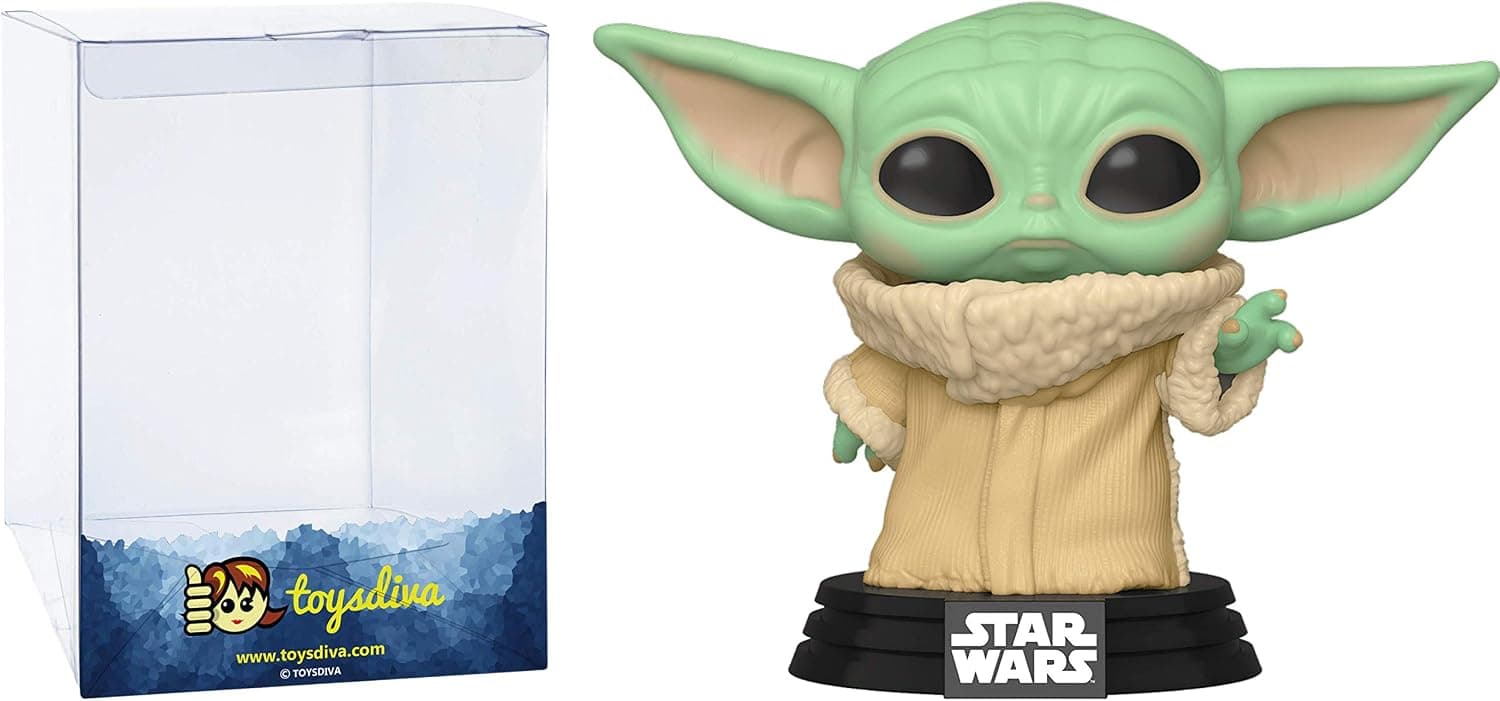 The Child: Funk o Pop! Vinyl Figure Bundle with 1 Compatible 'ToysDiva' Graphic Protector (368 - 48740 - B)