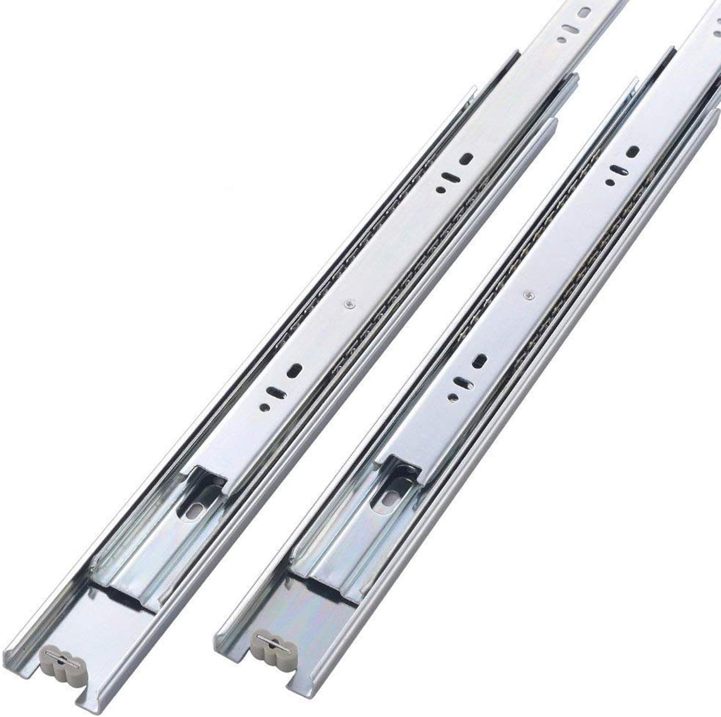 Friho 5 Pair of 20 Inch Hardware Ball Bearing Side Mount Drawer Slides, Full Extension, Available in 12'',14'',16'',18'',20'',22'' Lengths