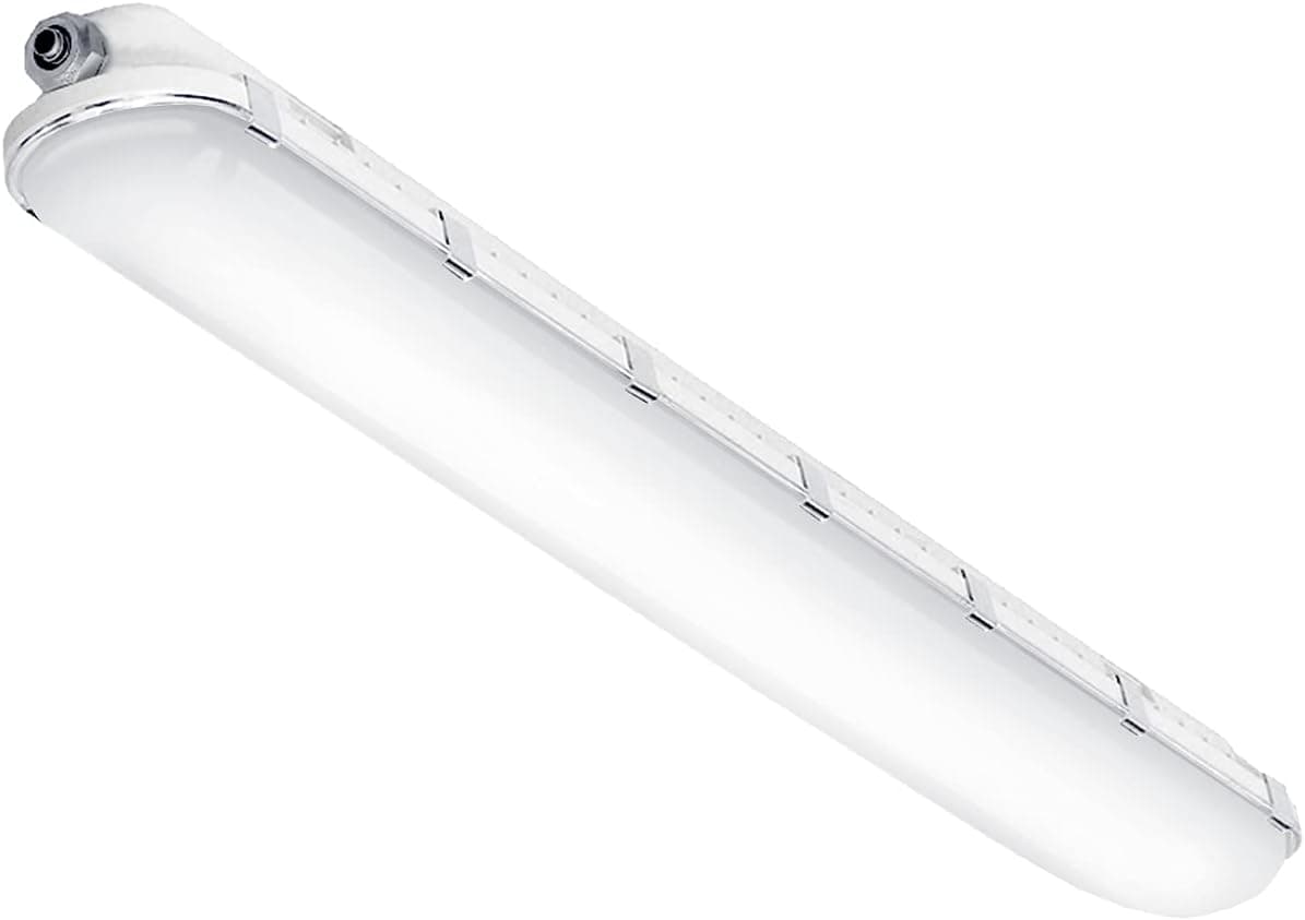 Neox 4FT LED Vapor Tight Light Fixture 31W, Commercial Waterproof Shop Light for Car Wash, Walk in Freezer, High Efficiency, 3675 Lm, IP66, 110W Eq, 120-277V, 5000K, DLC, UL Listed