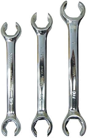Shop-Tek/Valley 3-Piece Flare Nut Wrench Set (5/8" - 1"), WR3FNSL - Sold by Ucostore Only
