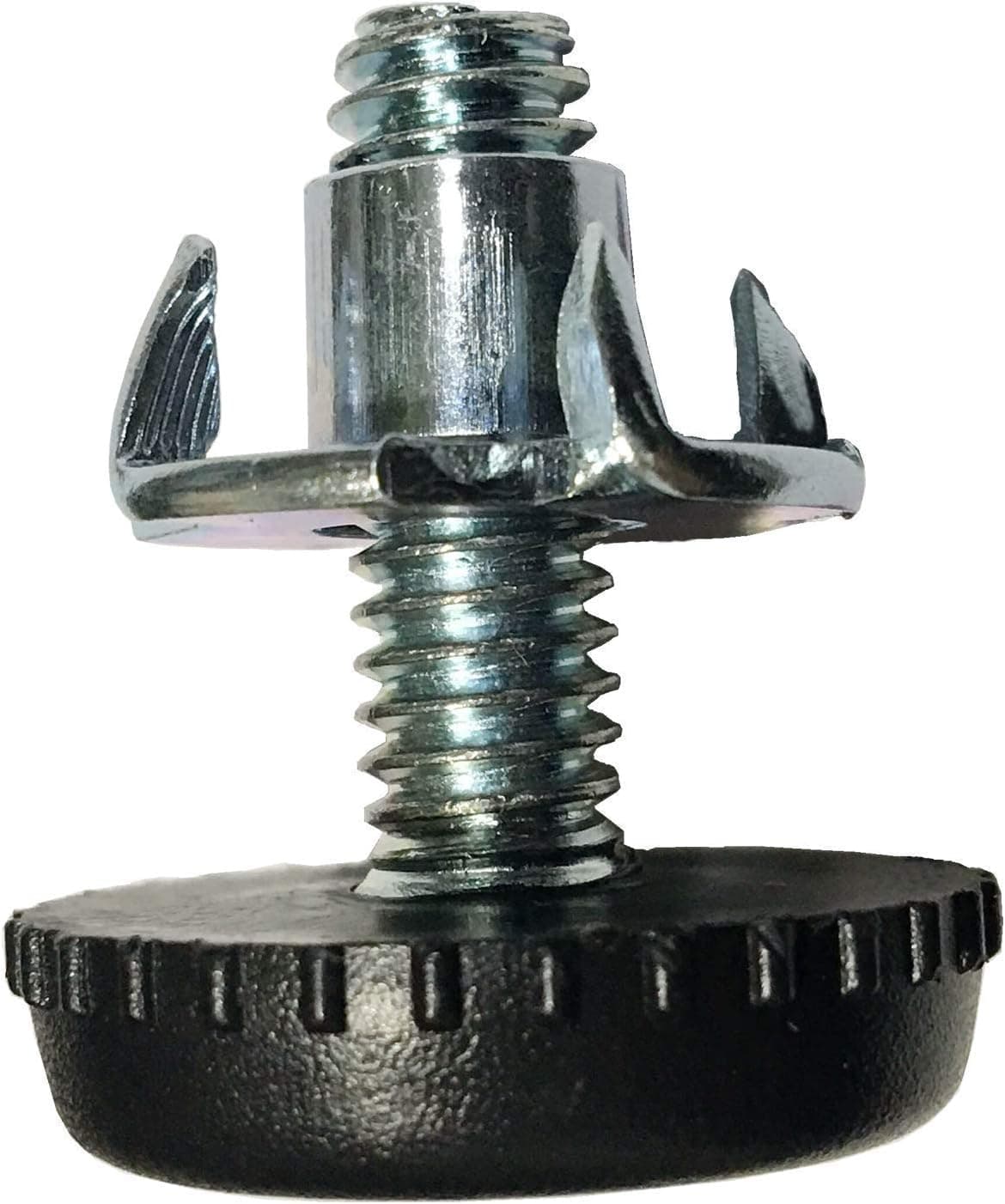 Yongle Store Furniture Feet, 16Pack,5/16"-18, levelers T-Nut Leg Leveler,Adjusting Foot Furniture Levelers |Furniture Feet, Inch Size (5/16" Bolt, 16 Pack, Black