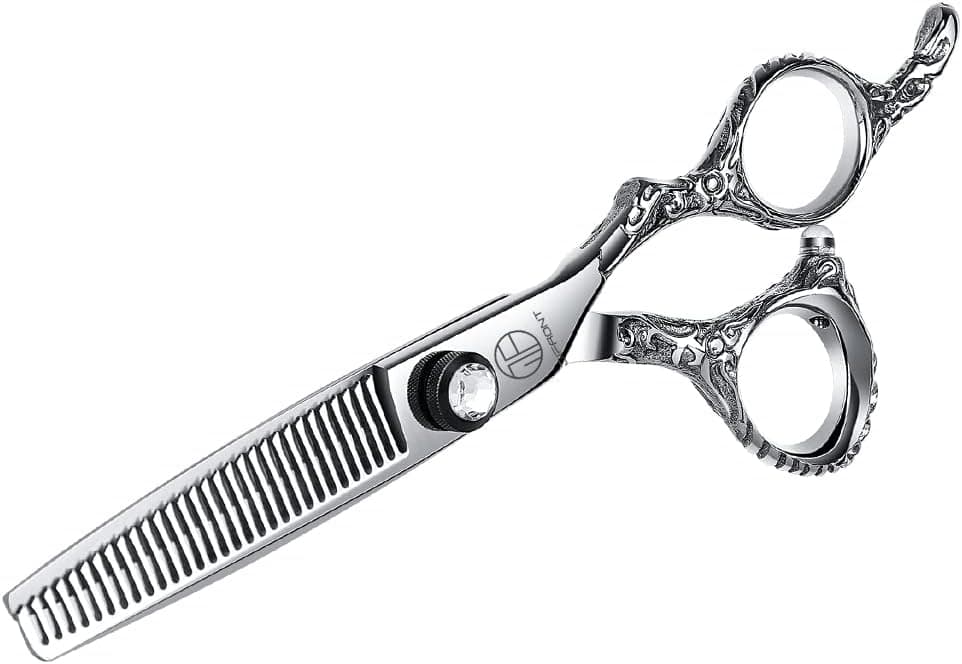 Professional Hair Scissors - Hair Cutting Scissors Professional - 6.0” size - Razor Edge Barber Scissors for Men and Women - Premium Shears for Hair Cutting For Salon and Home Use (LW-Thinning)