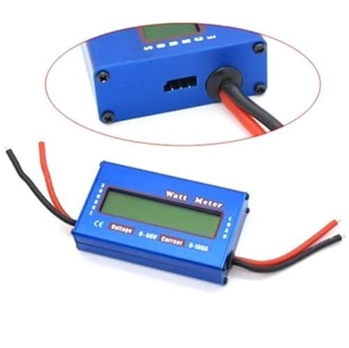 Xuuyuu (TM)LCD Digital 60V/100A Watt Meter Battery Balance Power Voltage Checker Analyzer