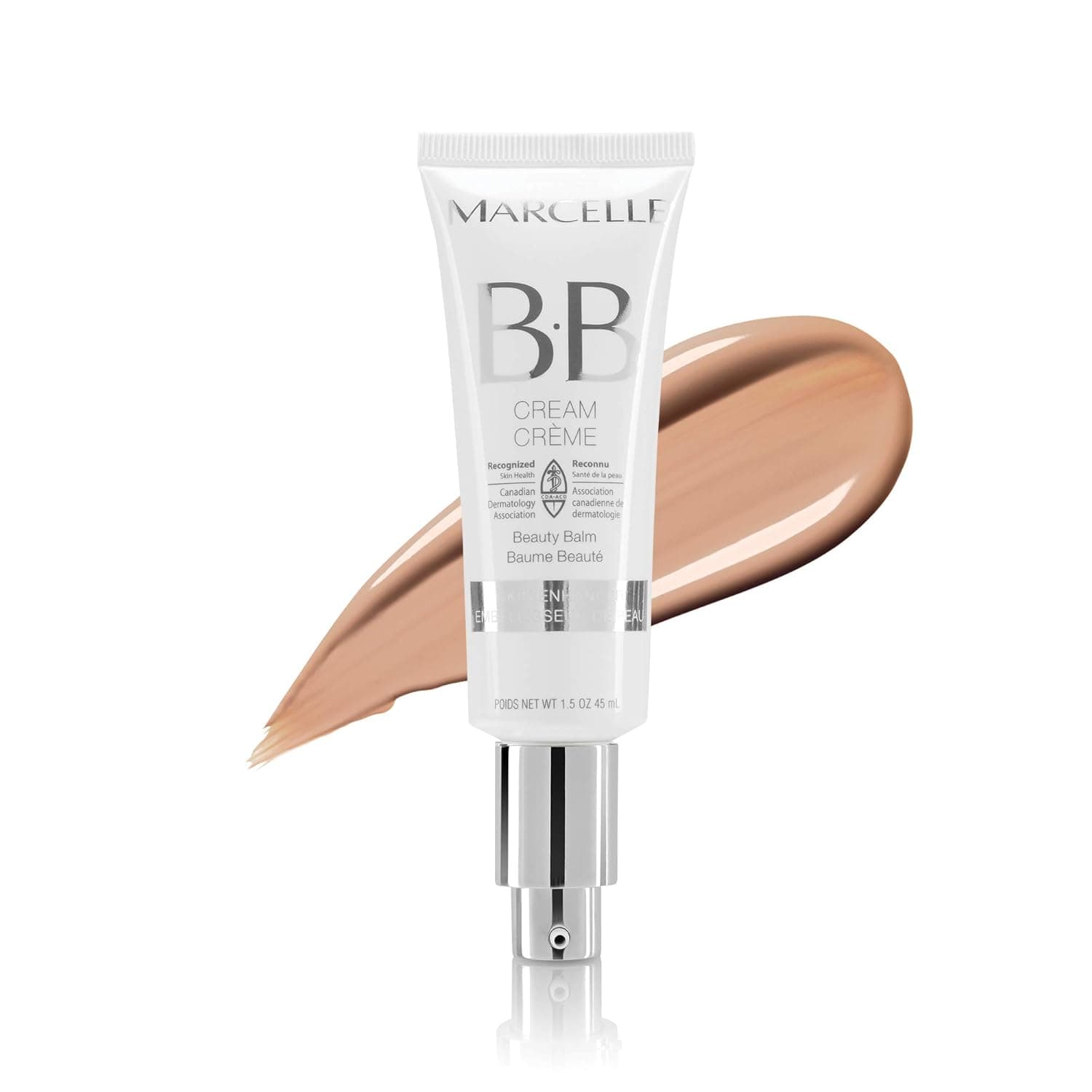 Marcelle BB Cream Beauty Balm, Medium, Hypoallergenic and Fragrance-Free, 1;5 Ounces