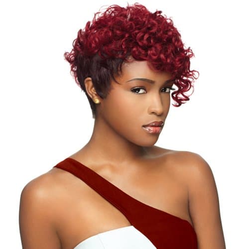 Sensationnel Human Hair Bump Wig - PIXIE MIX (1B-OFF BLACK)