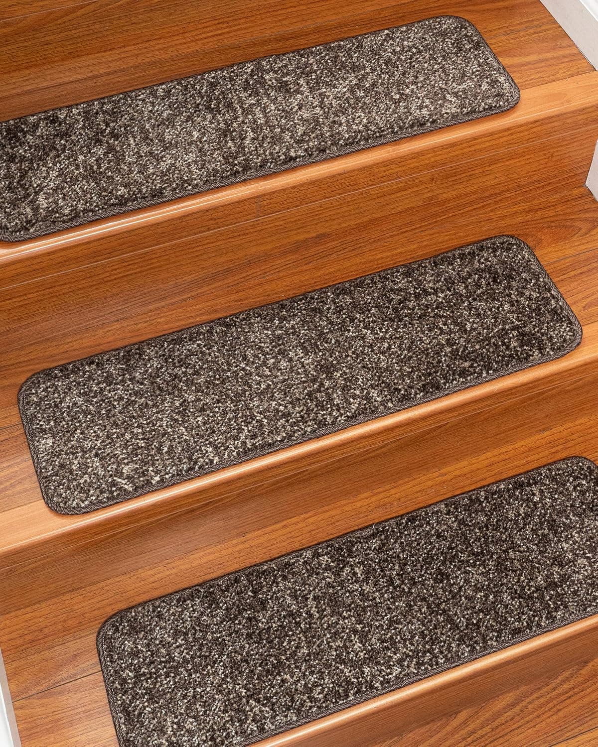 Natural Area Rugs Caesar DIY Pet Friendly Polyester Carpet Stair Treads/Rugs 9" x 29" (13), Custom Made Indoor Carpet Stair treads with Premium Quality, Luxury Stair Treads for Home