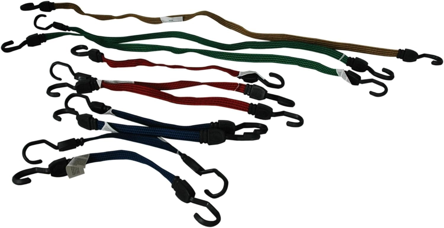 Reese Secure 9432700 Fat Strap Bungee Assortment Jar, 10 Piece