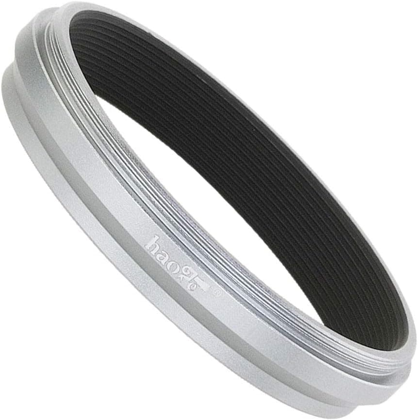 Haoge Lens Filter Adapter Ring for Fujifilm Fuji FinePix X100V Camera fit 49mm UV CPL ND Filter Lens Cap Replace Fujifilm AR-X100 Silver