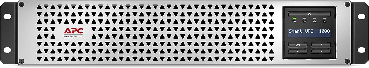 APC Smart-UPS 1000VA Lithium Ion UPS with SmartConnect, SMTL1000RM2UC, Pure Sine Wave, Short-Depth 120V Uninterruptible Power Supply