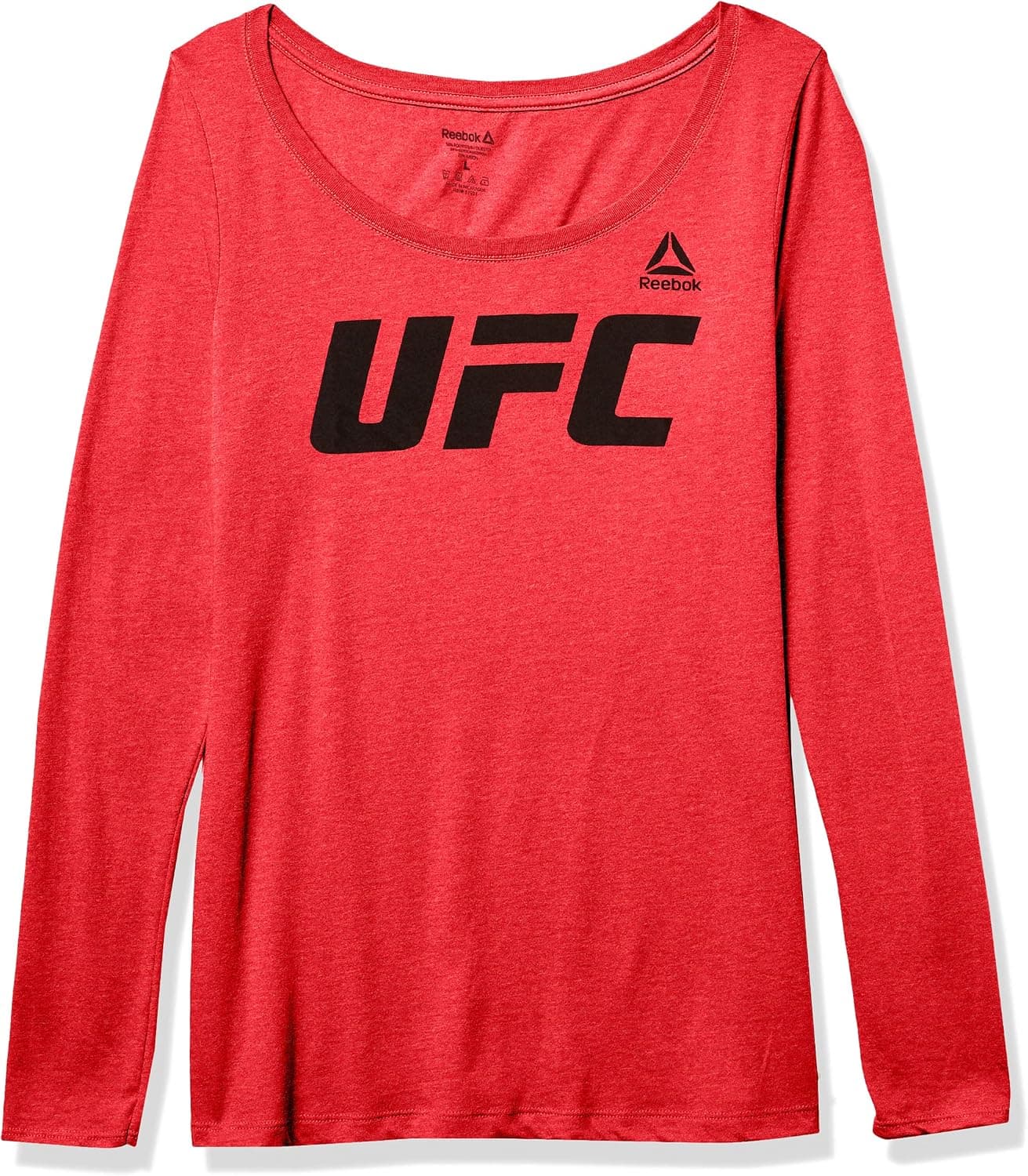 Reebok Women's Official UFC Graphic Logo Long Sleeve T-Shirt
