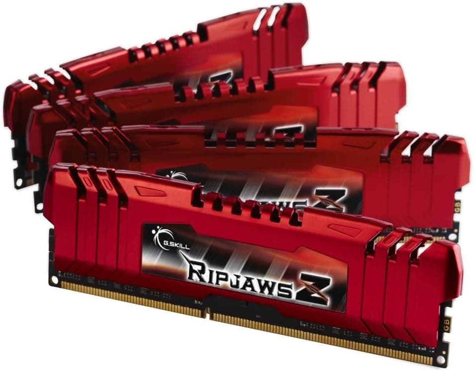 G.SKILL Ripjaw Z Series 32GB(4x8GB) 240-Pin DDR3 1866MHz DIMM F3-14900CL10Q-32GBZL