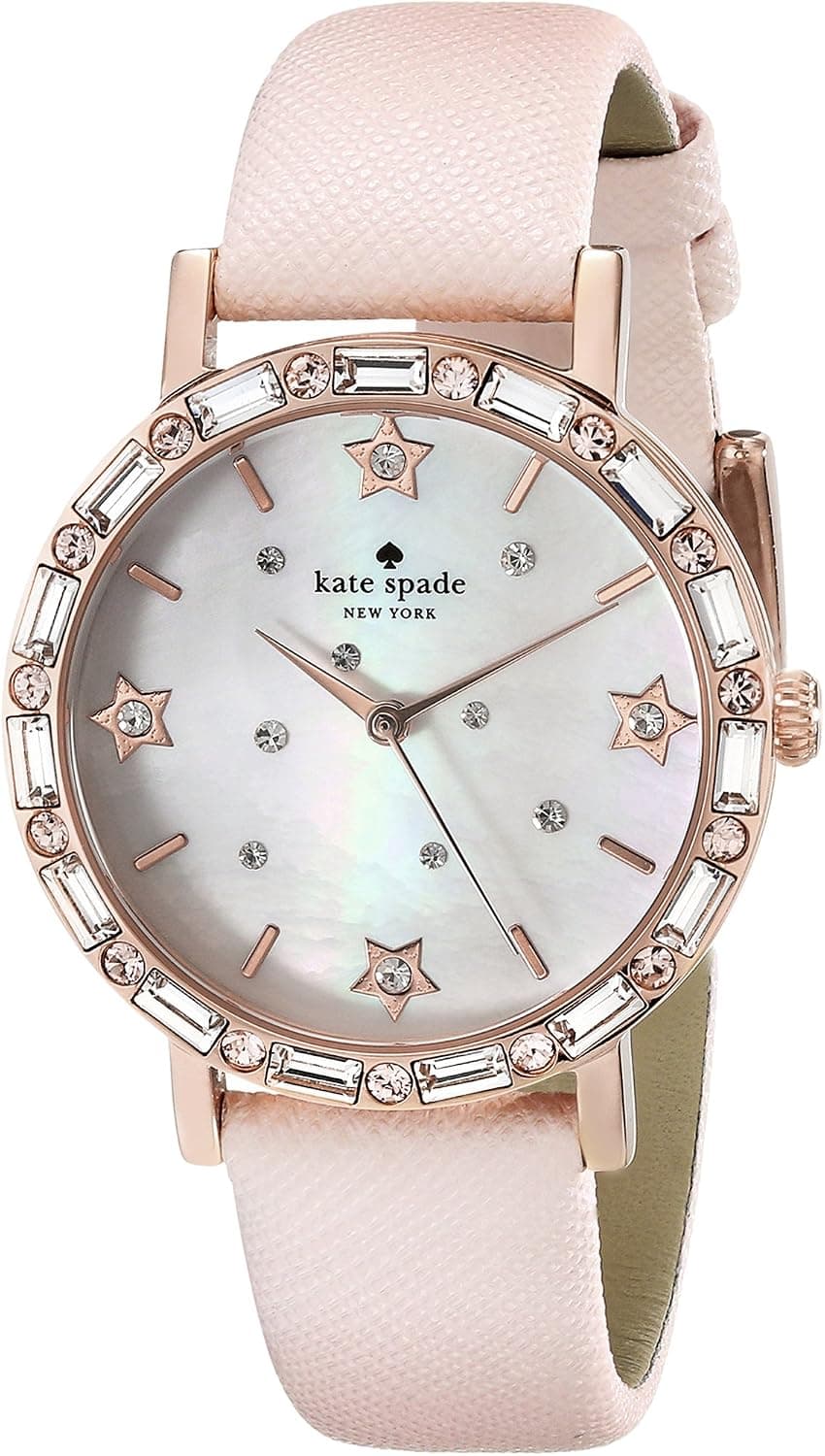 kate spade new york Women's 1YRU0685 Metro Analog Display Japanese Quartz Pink Watch