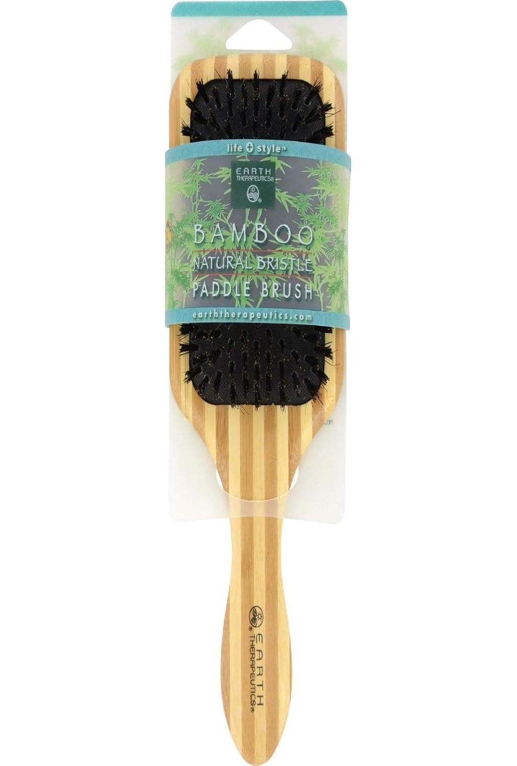 Earth Therapeutics Large Bamboo Natural Bristle Paddle Brush