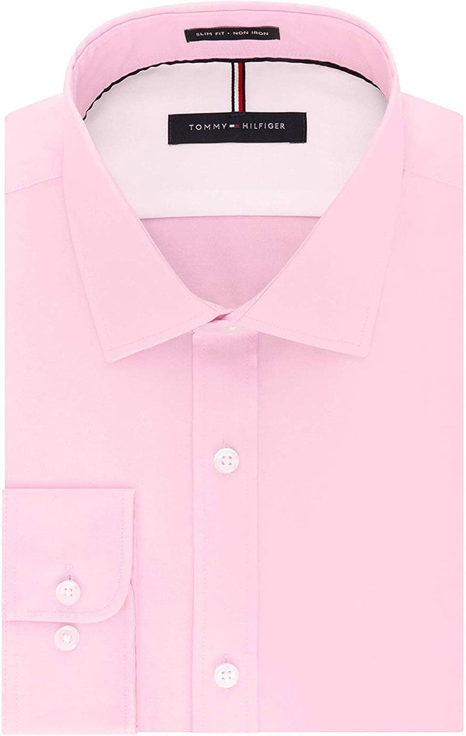 Tommy Hilfiger Men Slim Fit Long Sleeve Dress Shirt
