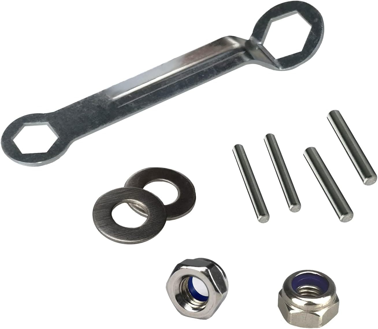U-BCOO Electric Outboard Motor Propeller Installation Accessories Towing Motor Support and Nut Kit