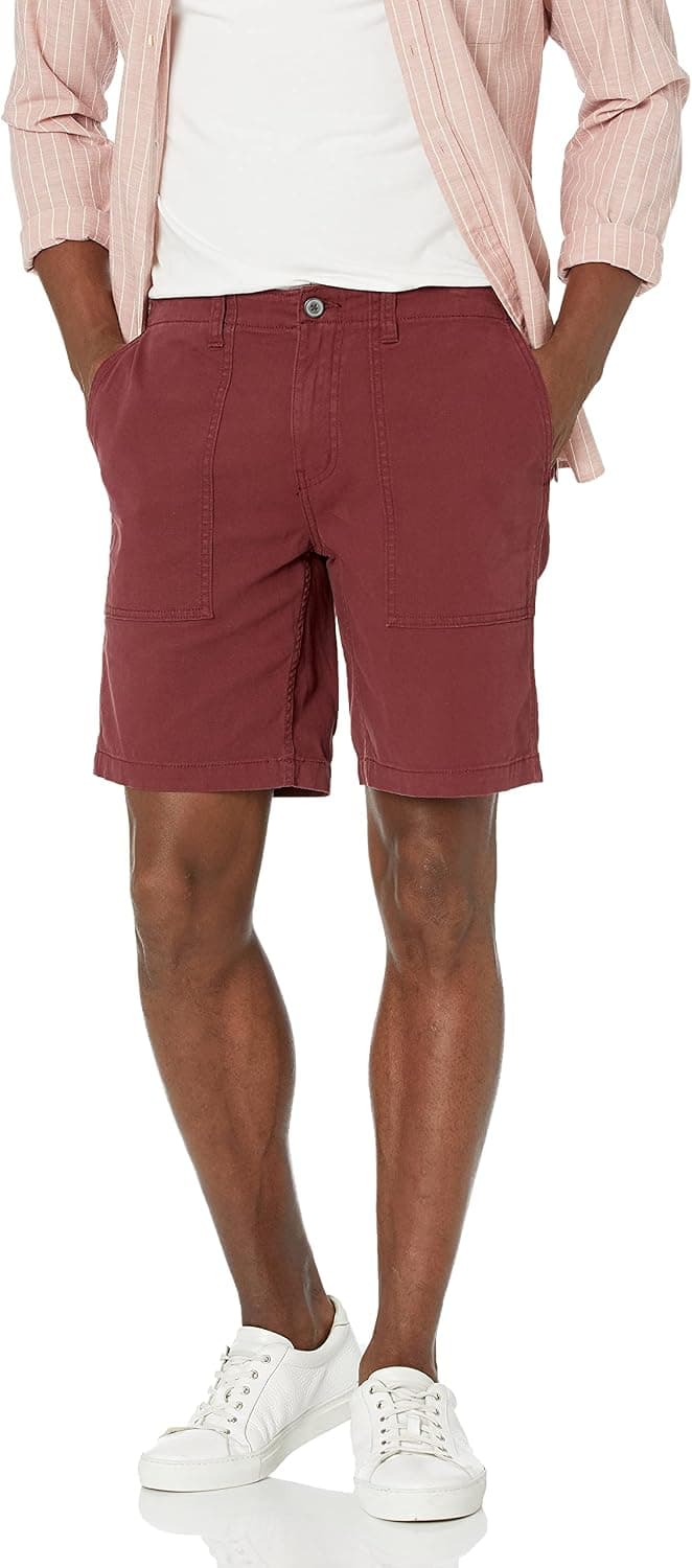 Goodthreads Men's 9" Inseam Porkchop Pocket Stretch Canvas Short