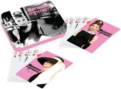 Vandor 92174 5 Inch Audrey Hepburn Playing Card Gift Set