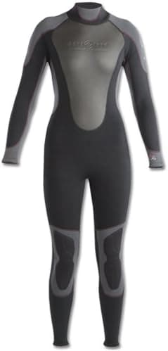 Aqua Lung Women's 3mm Quantum Stretch Full Suit, Black/Pink