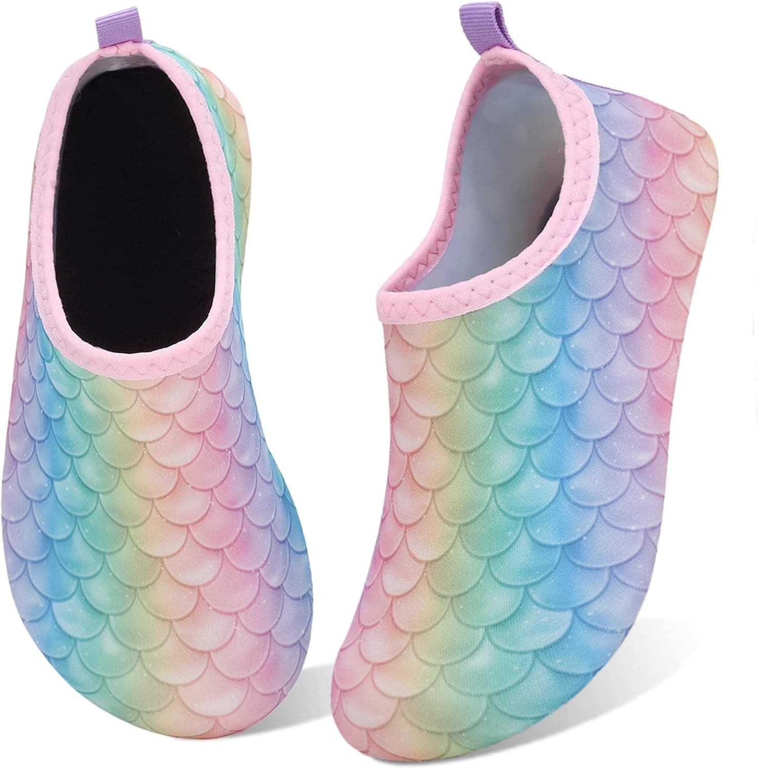 WateLves Kids Water Shoes Girls Boys Toddler Non-Slip Quick Dry Aqua Socks for Beach Swim Walking