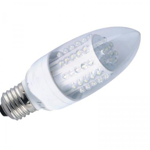 E27 3 Watt CANDLE LED BULB LIGHT 60W Equivalent E27 C35 WARM WHITE