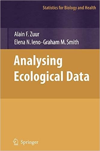Analyzing Ecological Data (Statistics for Biology and Health)