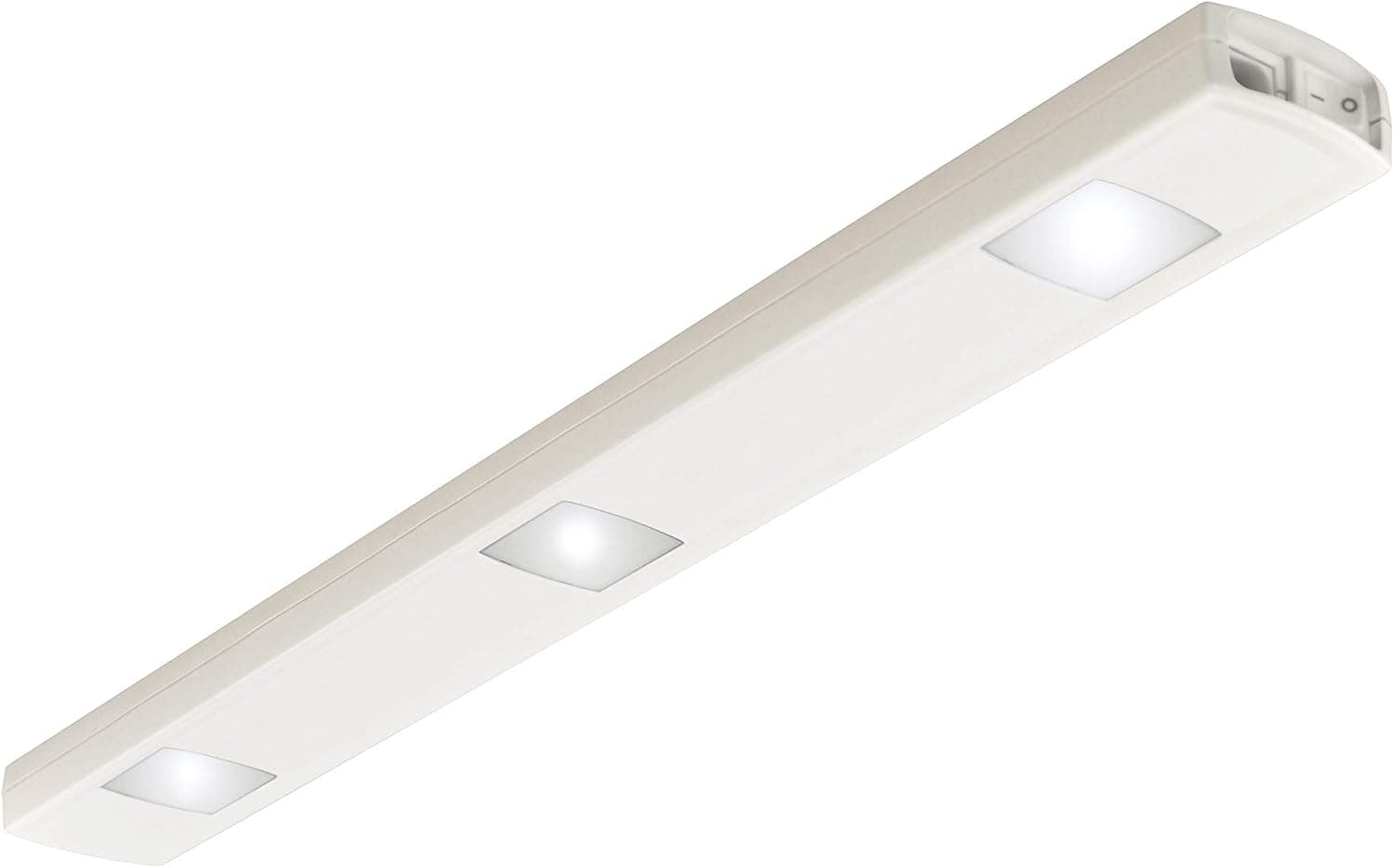 Good Earth Lighting UC1026-WHG-18LF3-U Under Cabinet Light Fixture, White