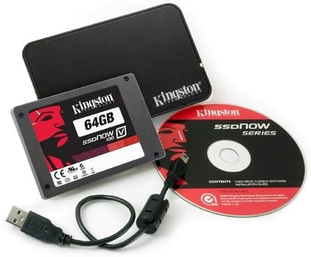 Kingston SSDNow V100 64GB SATA II 3GB/s 2.5 Inch Notebook Bundle SV100S2N/64GZ