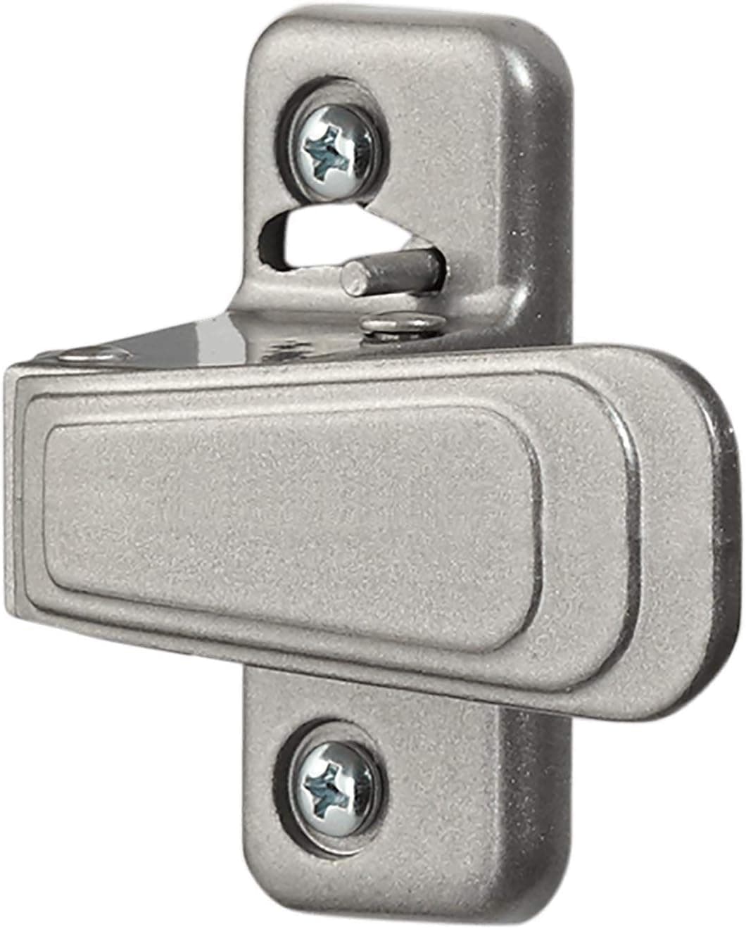 Ideal Security WCSSP WC Storm and Screen Doors with Night Latch, Locks from Inside Only, 1 Pack, Silver