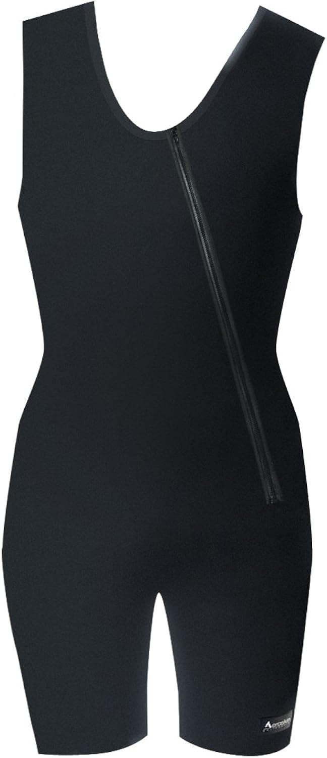 Aeroskin 1mm Neoprene Sleeveless Shorty with Slant Front Zip & Spine/Kidney Pad