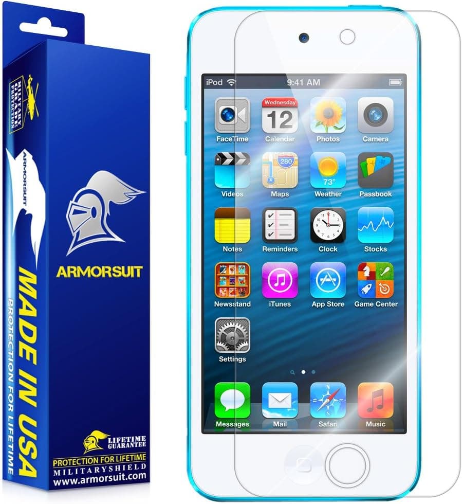 ArmorSuit MilitaryShield Screen Protector for Apple iPod Touch 5th Generation - [Max Coverage] Anti-Bubble HD Clear Film