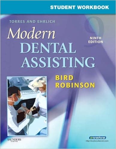 Student Workbook for Torres and Ehrlich Modern Dental Assisting