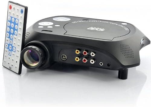 LED Multimedia Projector with DVD Player - 480x320, 20 Lumens, 100:1
