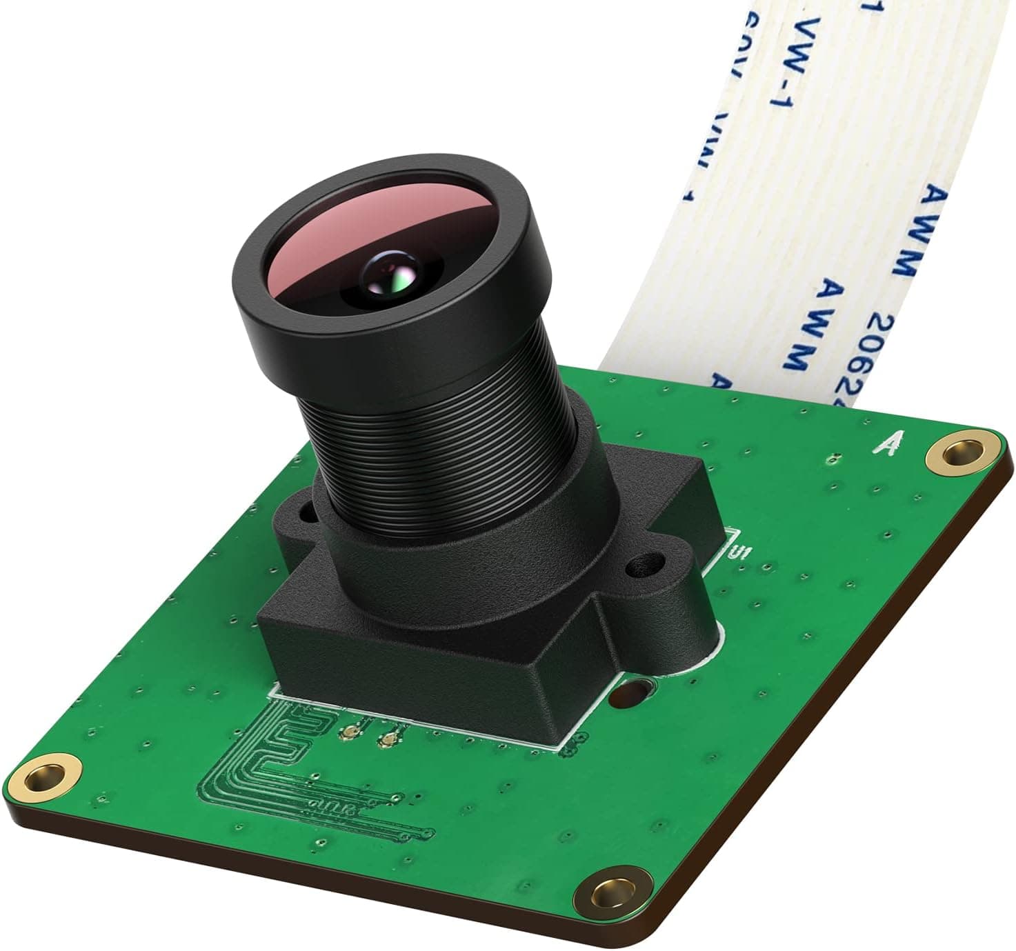 innomaker Raspberry Pi Industrial Camera Module STARVIS IMX327LQR Color CMOS Sensor 2.13M Pixel for Rasp Pi 4 3B+ 3B A+ CM3+ CM3 CM4,Support Bullseye libcamera (IMX327)