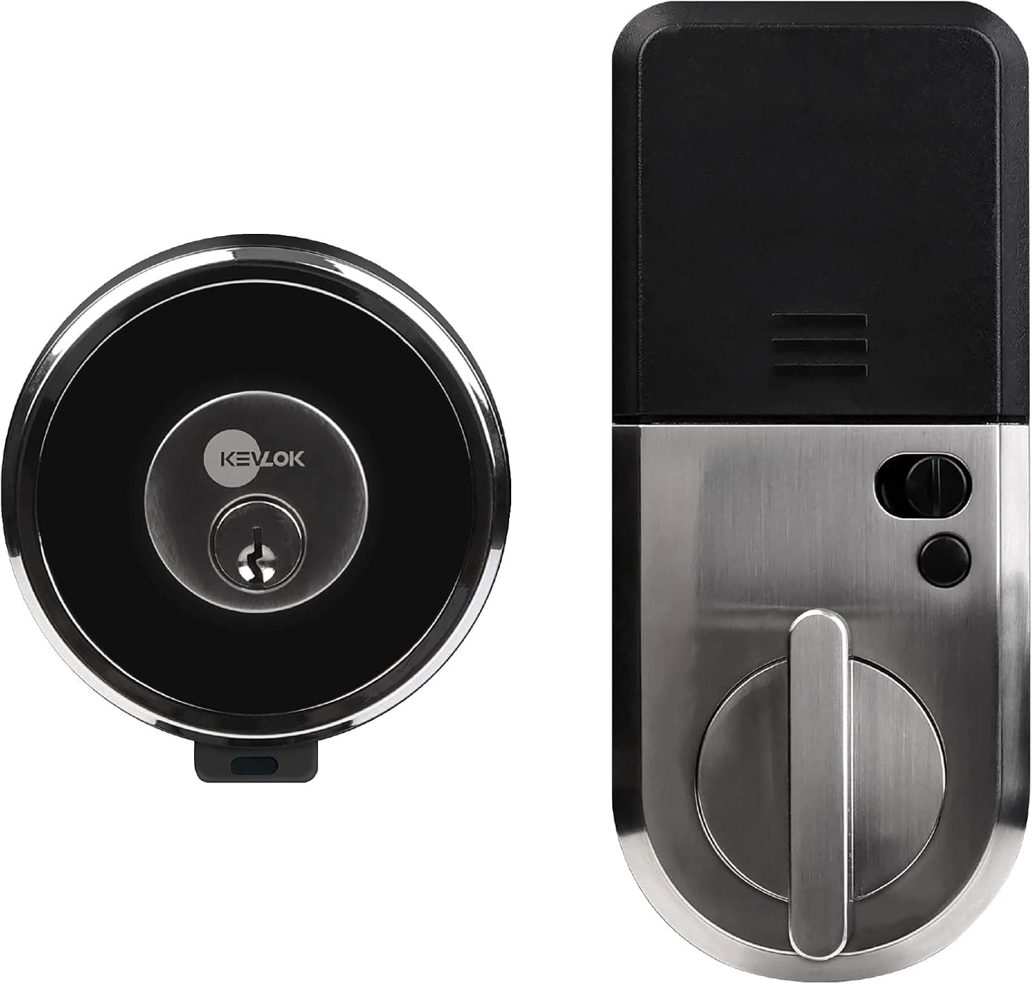 KevLok R3-R8D Smart Deadbolt | Keyless Entry Bluetooth Door Lock | Smartphone Access | Touchscreen Keypad | Auto Lock Feature | Weatherproof, Ultra-Secure Electronic Deadbolt Lock